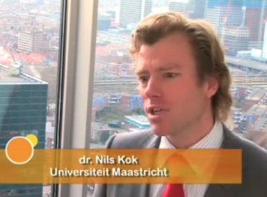 Video van de Week: Nils Kok over duurzaam vastgoed Nils Kok is als assistant professor in Finance verbonden aan de Universiteit Maastricht en is daarnaast bezoekend professor bij de Berkeley University. Ook heeft hij de Global Real Estate Sustainability Benchmark (GRESB)...